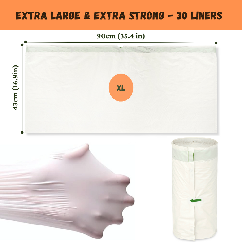 Biodegradable litter top tray liners